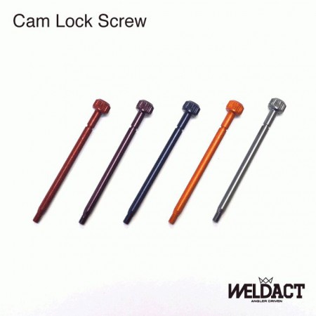  ・カムロックスクリュー　　*Abu Revo LTX.LT.MGX.ALT.LTZ　対応  パーミングカップを止める、見た目にも美しいパーツです　　　　　　　　　　　　 アルマイトによるカラーは５色、カラーチューンが楽しめます  RED、BLUE、PURPLE、ORANGE、GUNMETAL